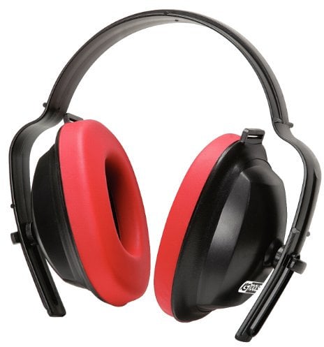 KS TOOLS - 310.0130 - Casque anti-bruit rouge 19 db, protection auditive de travail EN 352-1:2020