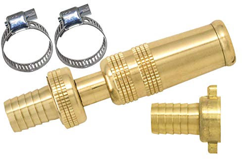 Boutté 3 CANNE19 Kit Lance et raccord cannelé en Laiton Lance & raccord pour Tuyau de ø19, Or