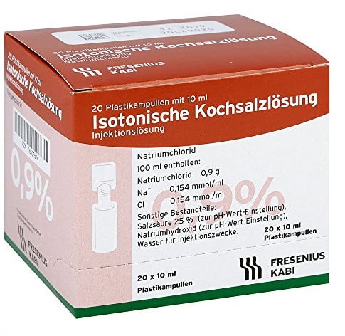 Kochsalzlösung 0,9% Pl. Fresenius iniecto -/inf.-lsg. 20X10 ml