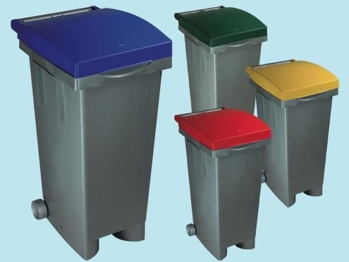 Unbekannt BIDONE TATA COLOR LT.80 C/RUOTE VER