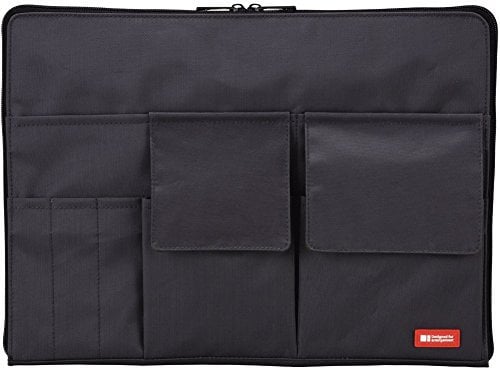 Stationery Organize Lihit Bag in Bag - A4 size - Black (Harajuku Culture Pack)