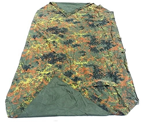 Armeeverkauf BW Zeltbahn, gebraucht, Flecktarn