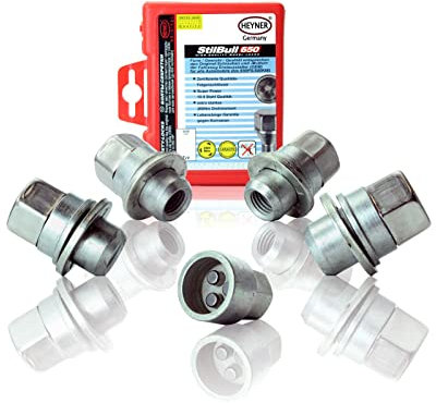 Toyota Corolla 1987-2008 las tuercas de bloqueo de rueda&pernos M12x1,5 anti-robo para aleaciones