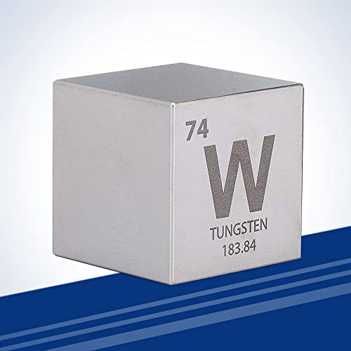 Midwest Tungsten Service Wolfram-Würfel, 3,8 cm, eingraviertes Periodensymbol