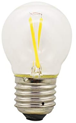 1 Stück G45 E27 Mini Globe LED Glühbirne Warm Weiß 2700K, 2W = 20W, Nicht dimmbar, 360 Grad Strahlungswinkel, LED Edison Schraube Glühbirne, Energiesparlampen,
