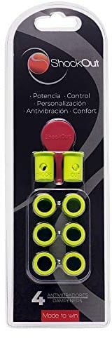 ShockOut Padel Dampers - Sistema antivibratorio para raquetas de pádel - Color amarillo