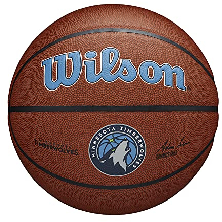 Wilson Basketball TEAM ALLIANCE, MINNESOTA TIMBERWOLVES, Indoor/Outdoor, Mischleder, Größe: 7