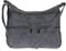 Christian Wippermann Damen Tasche Schultertasche Umhängetasche Crossover Bag Leder Optik Handtasche Navy