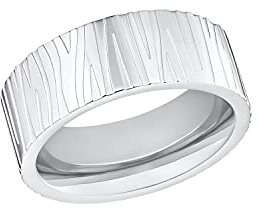 s.Oliver Ring Edelstahl Damen Ringe, Silber, Kommt in Schmuck Geschenk Box, 2032526