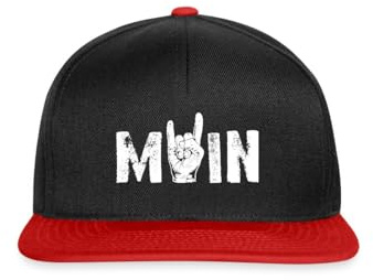 Moin Rock n Roll Gruß Aus Dem Norden Musik Rocker Snapback Cap