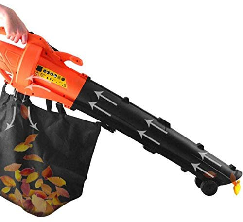 lkpqdwqz Blowers 3000W Lightweight Electric Leaf Corded Vacuum Shredder Powerful with 35L Collection Capacity 6 Variable Speed for Clearing Dust Small Trash