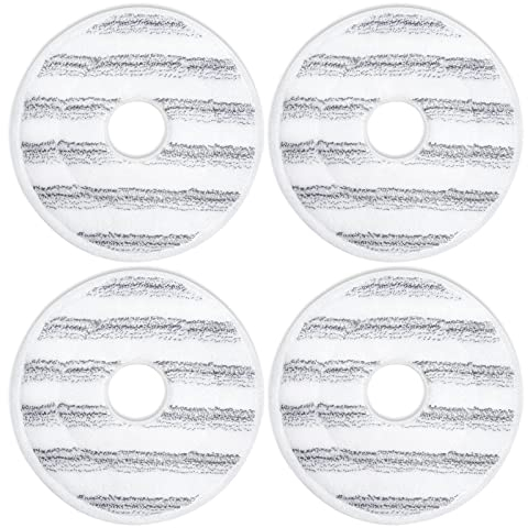 KEEPOW 4 Pack for Spin and Clean Mop Refill, Washable and Reusable Refill for Spin Mop Head Replacement