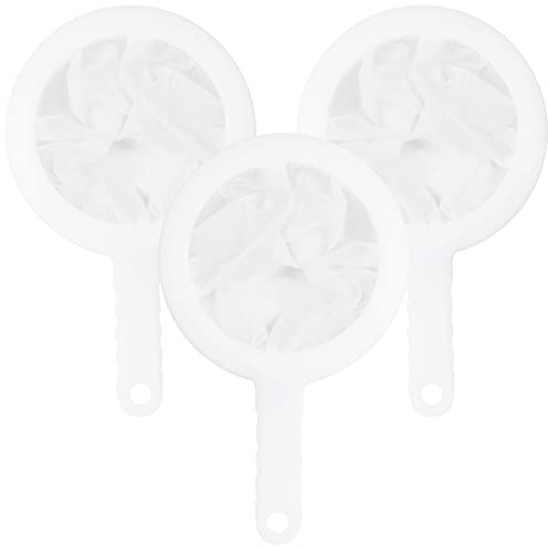 Tamiz de Filtro de Alimentos,3 Piezas 120/200/300 Mallas Tamiz de Filtro de Malla Colador de Cocina Malla Ultrafina para Mermelada Jugo Vino Leche de Soja Miel