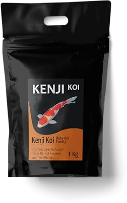 KENJI KOI Baby Koi Food 3 1kg 1,2-2,2 mm Koifutter Aufzuchtfutter Babykoifutter | Profi-Aufzuchtfutter ab den ersten Tagen | Koizucht - Koiaufzucht