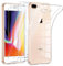 Phoona Coque pour iPhone 7 Plus / 8 Plus avec 2 Pièces Protection Écran en Verre Trempé,Ultra Transparente Silicone en Gel TPU Souple pour iPhone 7 Plus Couqe,Antichoc Anti-Jaune Etui Bumper