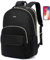 Rucksack Damen Laptop 17,3 Zoll,Rucksack Schule Mädchen Schulranzen Frauen Schultasche Studenten Groß für Uni Studium Arbeit Büro Freizeit,Rucksack Alltag Lehrerrucksack mit Stilvollem Stichmuster