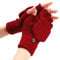 Fingerlose Handschuhe Herren, Warm Thermo Fingerhandschuhe Touchscreen Kaschmir Strickhandschuhe Paar Pulswärmer Fingerlose Fingerlos Winterhandschuhe Armstulpen Kompressionshandschuhe Unisex