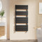 EMKE Modern Black Towel Radiator, 1000 x 500 mm, Heated Towel Rail for Bathrooms, Wall/Floor Mounted, 1370 BTU / 401 W, BS EN442 Compliant