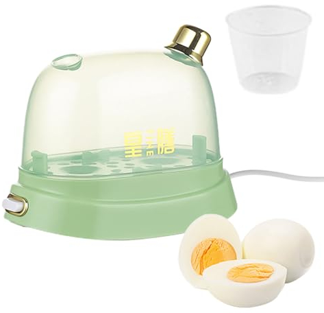 Renywosi Electric Egg Boiler | 220V 120W Egg Maker Machine, Rapid Egg Cooker Poacher, Electric Egg Cooker Small, Egg Steamer Makes With 2 Egg Capacity, Safety Electric Poacher For Home Kitchen