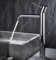 IMEX - Grifo Lavabo Caño Alto | Grifo Baño Mezclador Agua Fria y Caliente | Grifería Monomando Efeto Cascada con Caño de Latón y Ahorro de Agua | Serie Monza | Color Cromado