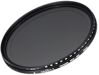 sourcing map ND2-400 Filtre d'objectif à densité neutre variable Filtre circulaire ND 72 mm Filtre en niveaux de gris pour objectif de photographie d'appareil photo