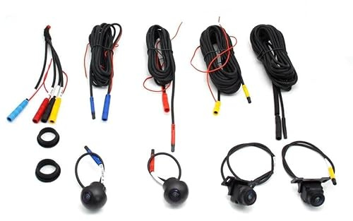 Reverse Camera Universal 3D 360 4 Camera AHD 1080P 720P Car Surround View Camera System Reverse Camera For Android Radio Stereo Player Rear View Camera