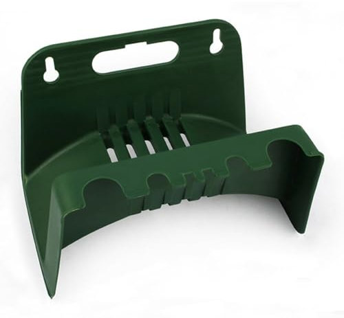 Kompakte Schlauchtrommel, einfache Installation an Garagen- oder Schuppenwänden, organisierte und kostenlose Schlauchaufbewahrung