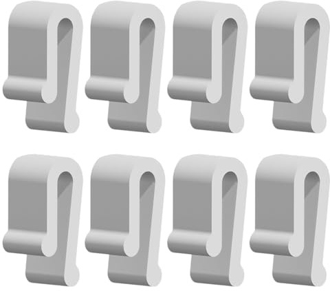 8 Stück Dutch Oven Deckelschutz-Clips, Anti-Verbrühungs-Clip, Kochgeschirr-Schutz, Ersatz-Clips, Stoßstangen, Schutzclips zum Stapeln und Aufbewahren von Gusseisen-Ofentöpfen, 2,3 x 1,5 x 1 cm