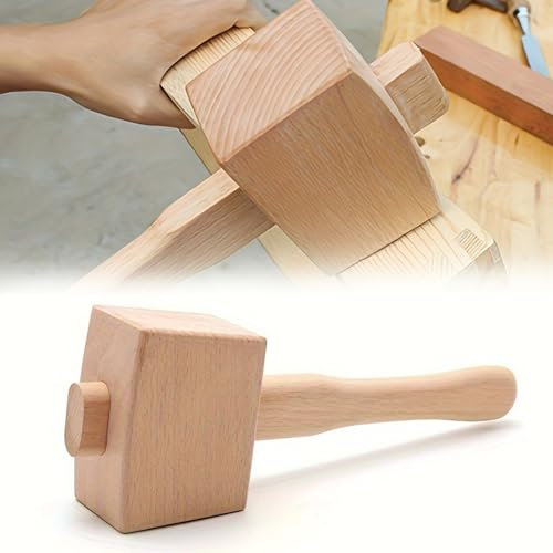 Martello In Legno, Mazzuola In Legno, Martello da Falegname, Legno da Lavoro Strumento, Mazzuola per L'installazione di Vari Mobili In Legno, Martello per Gli Appassionati Del Fai da Te