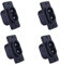 Spina a 2 poli IEC320 C8, presa dritta 250 V AC 2,5 A IEC ingresso modulo di potenza connettore, presa di corrente, adattatore a vite per apparecchi elettrici