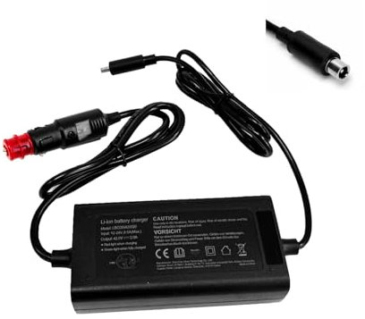 Enerpower DC-DC Ladegerät 12V-24V 42V 2A 85 Watt für Scooter, E Scooter wie Cityblitz, Doc Green, E-Way, KickScooter, Odys, SoFlow SO6, Xiaomi & Ninebot ES1 / ES2 / S4 DC+