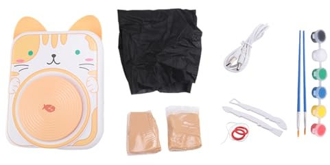 Vocdikficy für Kinder – Ton-Bildhauerwerkzeuge und Malset, DIY-Set für Anfänger, 6er-Pack Modelliermasse, Langlebiges Bastelset