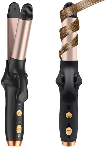 SGZIOO 2 en 1 Mini Lisseur Sans Fil et Boucleur Cheveux, Lisseur de Voyage, Fer a Lisser Sans Fil, D'Lisseur Boucleur Cheveux, Température réglable 150℃ - 180℃, Mini Fer a Lisser, USB Rechargeable