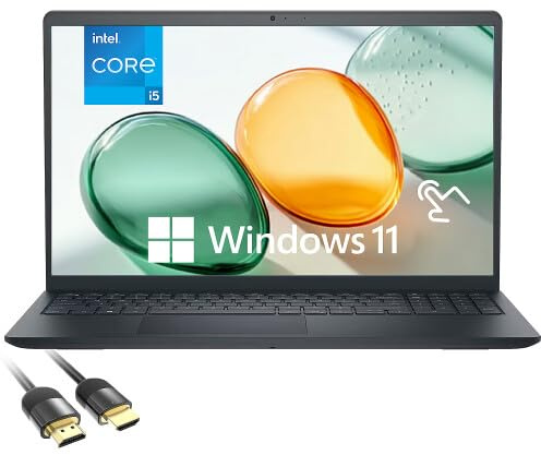 Dell Inspiron 15 Laptop, 15.6'' FHD Touchscreen, Intel Core i5-1334U, Win 11 Pro+Copilot AI, 16GB RAM 1TB, WiFi 6, Keypad, Laptop for Business & Student, PDG HDMI Cable, US Version KB