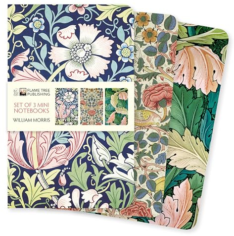 Dreier Set Mini-Notizbücher: William Morris: Unser beliebten Mini-Notizbücher im 3er-Pack mit flexiblen, künstlerisch gestalteten Einbänden mit ... des Künstlers (Mini-Notizbücher (3er-Pack))
