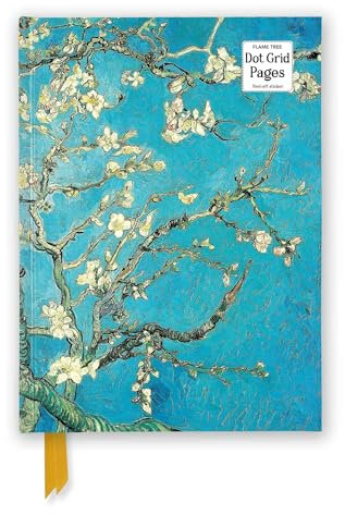 Vincent Van Gogh Almond Blossom: Foiled Dot Grid Journal