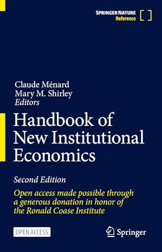 Handbook of New Institutional Economics