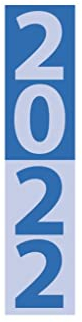 Streifenplaner Mini Blau 2022: Praktischer Streifenkalender mit Spiralbindung, Format: 8,5 x 30 cm