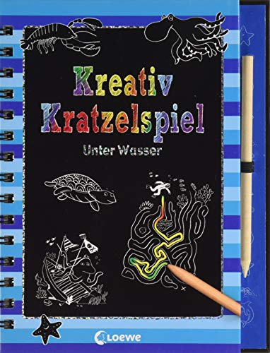 Kreativ-Kratzelspiel: Unter Wasser (Kreativ-Kratzelbuch)
