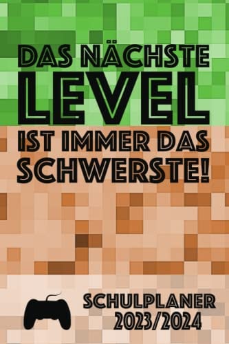 Schulplaner 2023 2024 für junge Gamer: Übersichtlicher Schülerkalender für das gesamte Schuljahr | Perfekt als Hausaufgabenheft für Teenager | eine ... Geschenk für Gaming Fans im Pixel Style