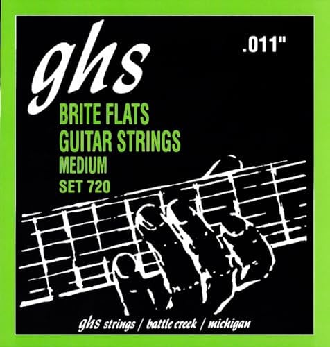 GHS 720 11 - 50 Medium Brite Flats Guitar String Set