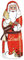 Lindt Schokolade | Weihnachtsmann Edelbitter | 125g | Santa aus feinster Edelbitter Schokolade | edle Weihnachtsfigur zum Verschenken in der Weihnachtszeit