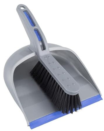 Bama Luna Spazzola e Paletta, Grigio, 22.4 x 27 x 12 cm