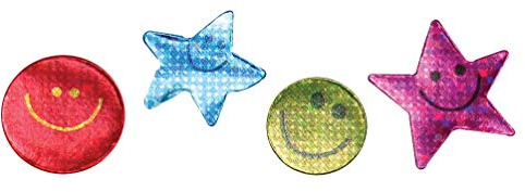 Aufkleber Lösungen Sparkling Stars und Smiles Aufkleber (420 Stück)