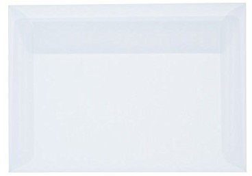 100 Briefumschläge C6 DIN Tranparent Premium Verschluss-Technik: mit Abziehstreifen Grammatur: 90 g/m²