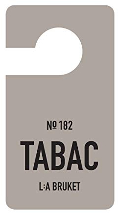 L:a Bruket No.182 Fragrance Tag Tabac