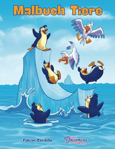 Malbuch Tiere: Malbuch für Kinder von 4-8, 9-12 Jahren (Malbücher für Kinder, Band 14)