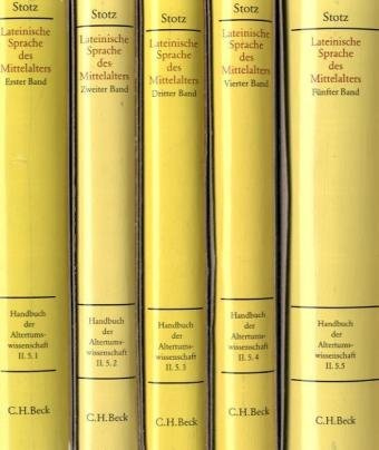 Handbuch zur lateinischen Sprache des Mittelalters: Abt. II/5 (5 Bände)