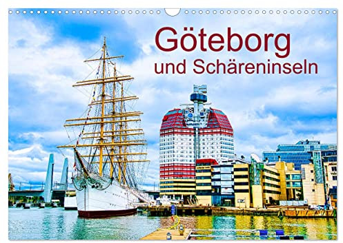 Göteborg und Schäreninseln (Wandkalender 2026 DIN A3 quer), CALVENDO Monatskalender: Der faszinierenden Stadt Göteborg in Westschweden ist ein ... mit 15 Inselnvorgelagert. (CALVENDO Orte)