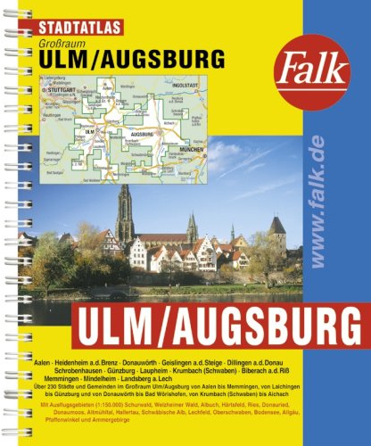 Falk Stadtatlas Großraum Ulm - Augsburg